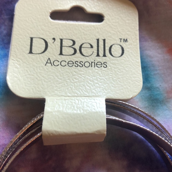Set of 4 silver bangles - Picture 2 of 3